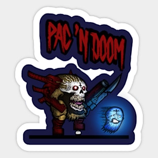 Pac 'N Doom Sticker